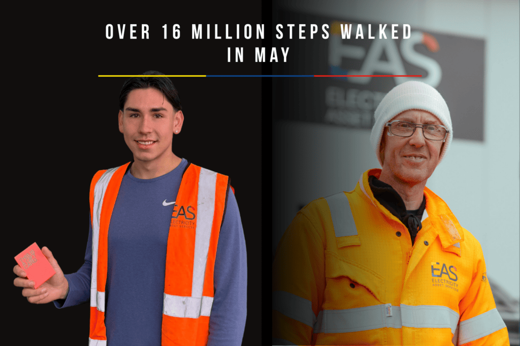 EAS Team Completes More Than 16 Million Steps in May Walking Challenge